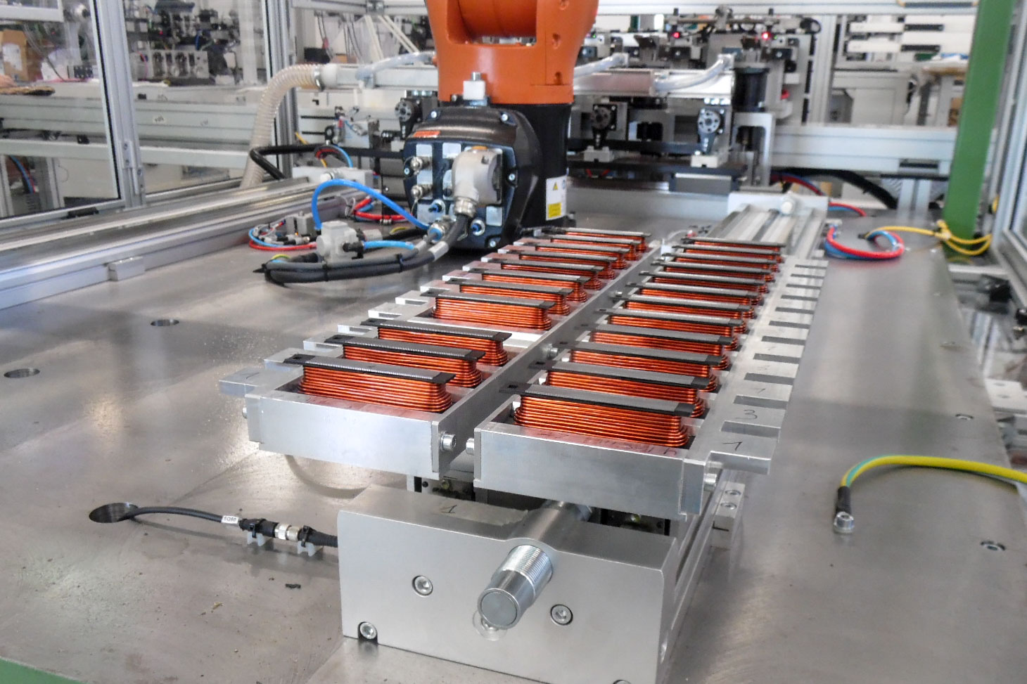 分塊定子（zǐ）剝線和繞線的結合-解決方案