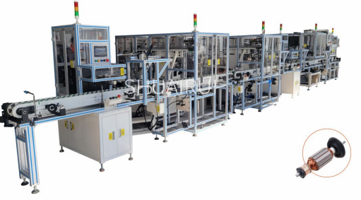 電動工具有刷鏈條式轉子生產線