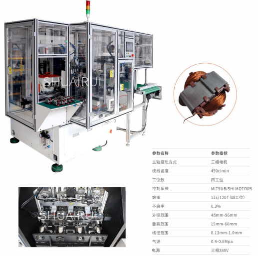 定子四工繞線機